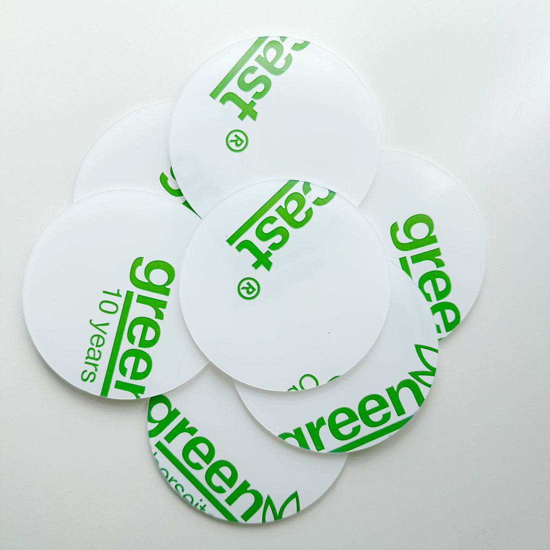 eco friendly circle acrylic disc