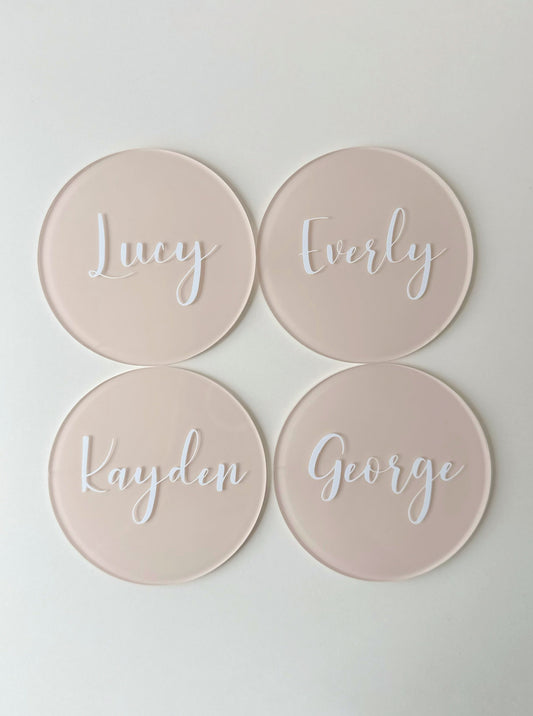 Place Name Setting - Circle