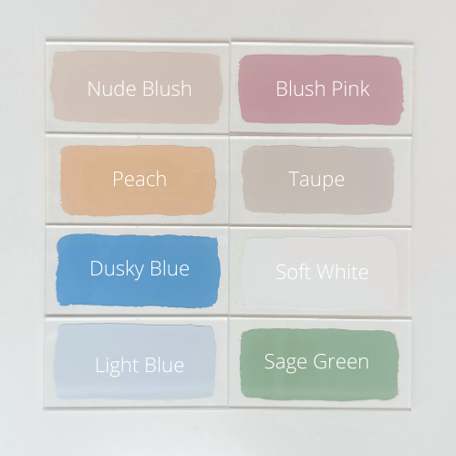 Rectangle A5 Acrylic Table Number - Various Paint Options. White lettering